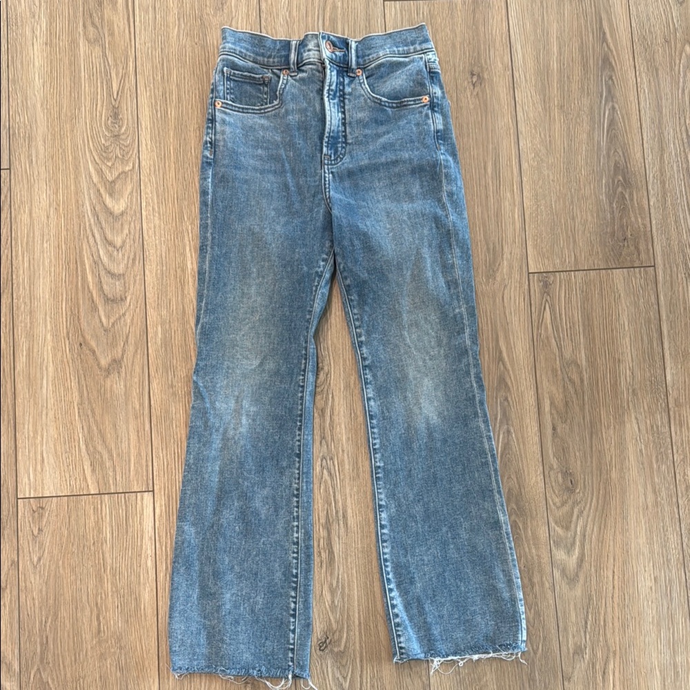 High Waisted Crop jeans